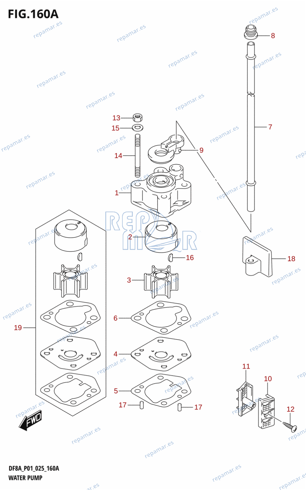 160A - WATER PUMP