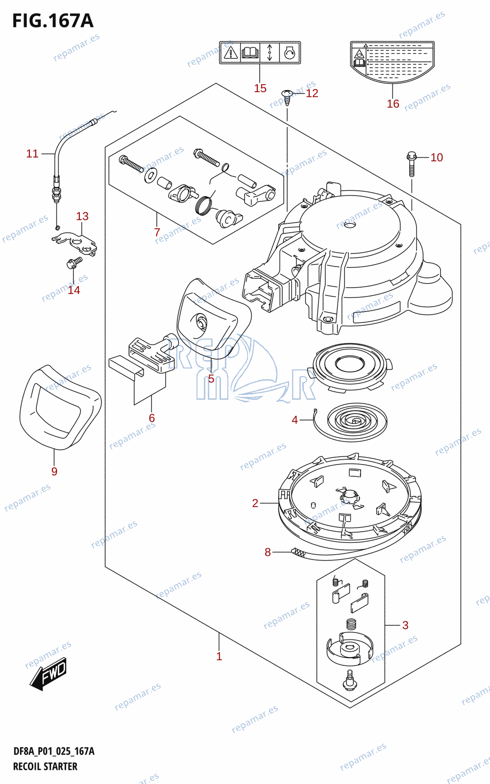 167A - RECOIL STARTER