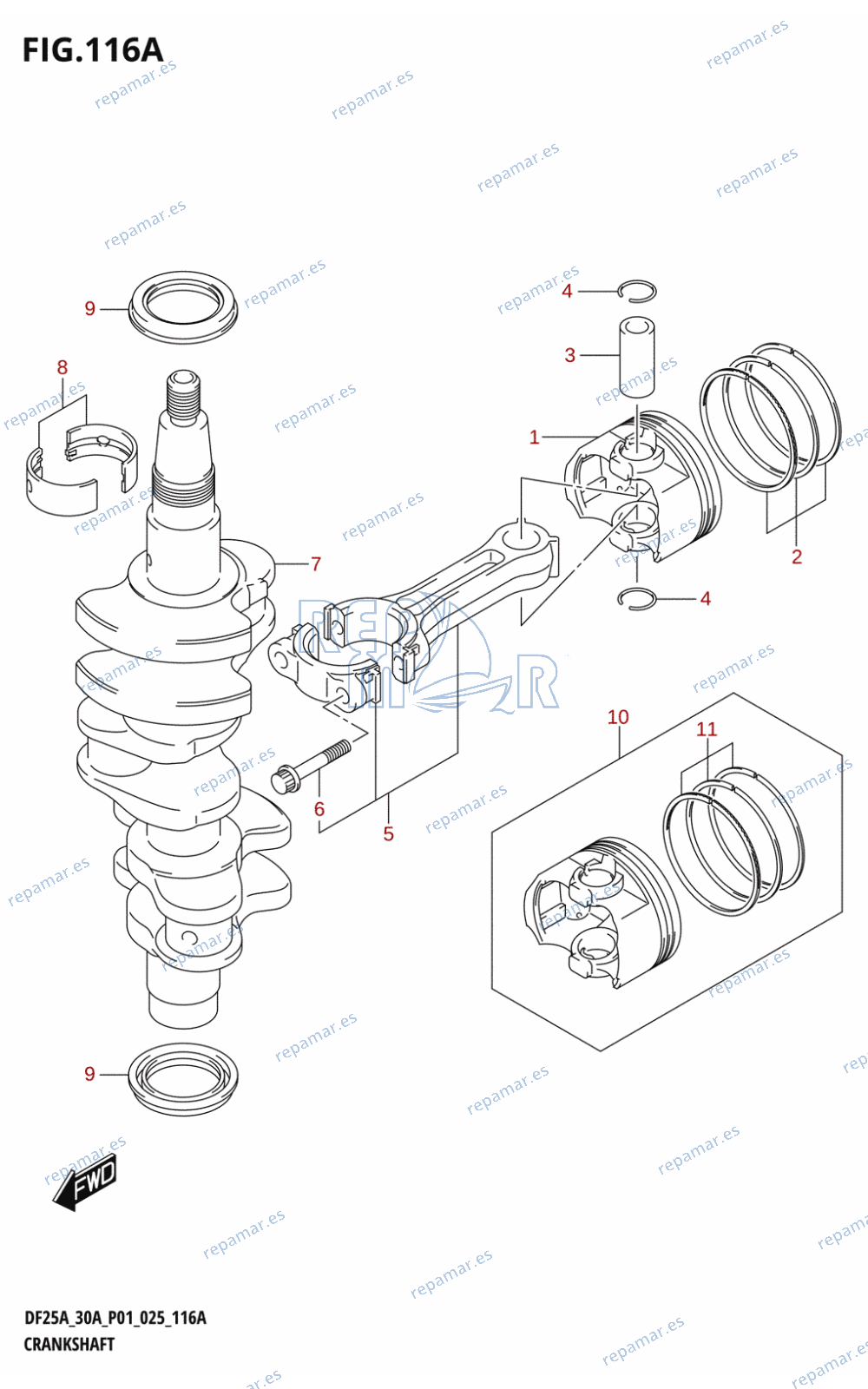 116A - CRANKSHAFT