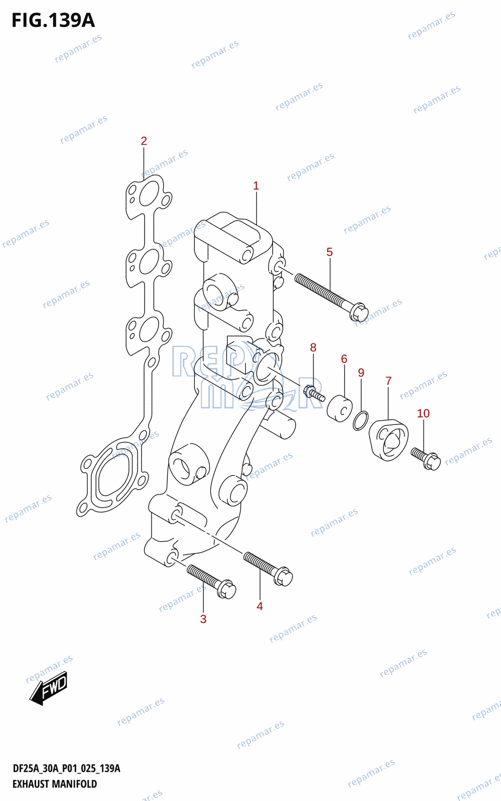 139A - EXHAUST MANIFOLD