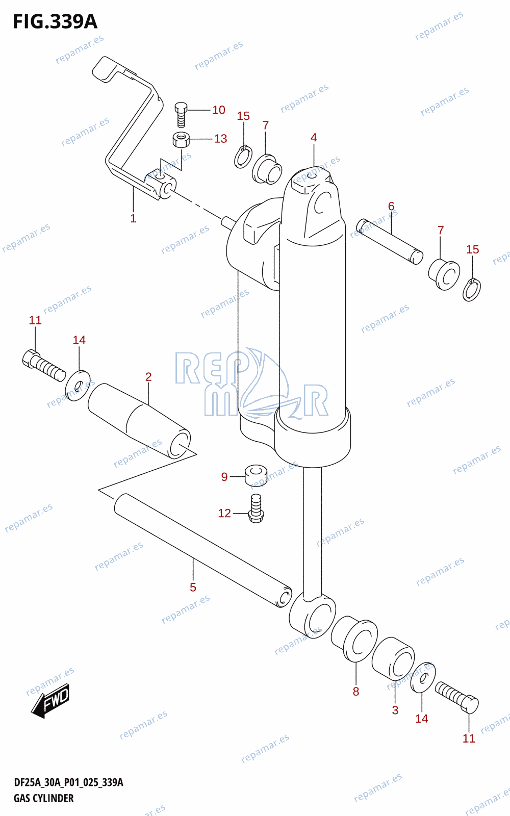 339A - GAS CYLINDER (DF30AQ)