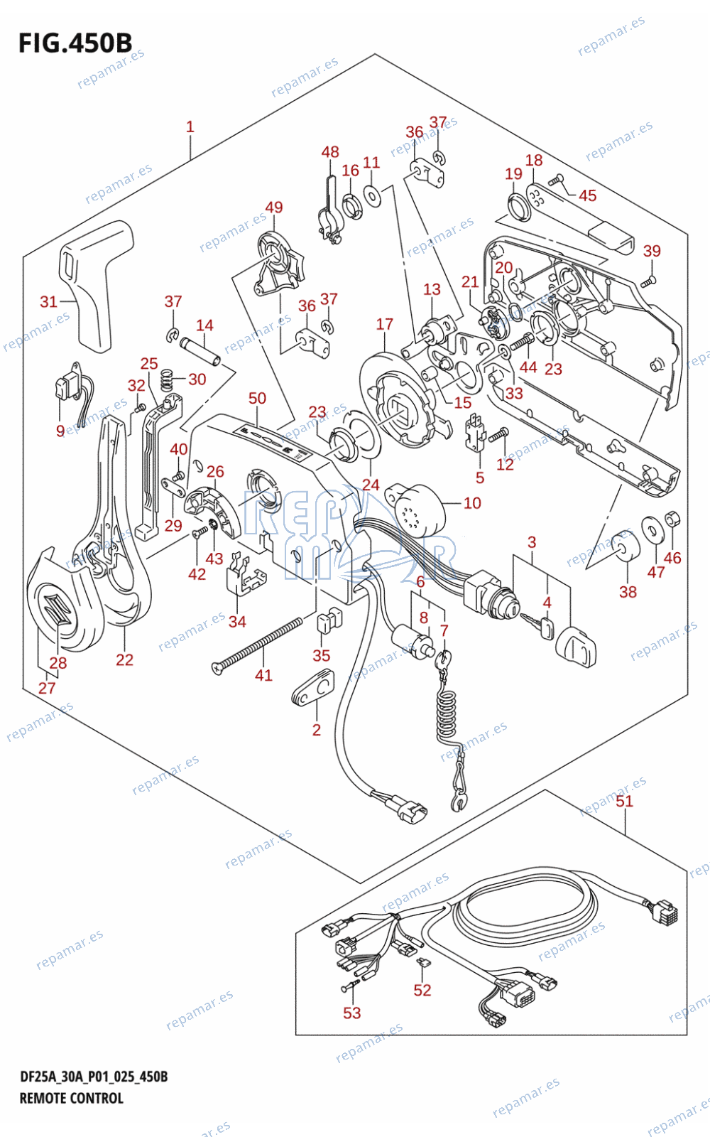 450B - REMOTE CONTROL (DF25AT,DF30AT)