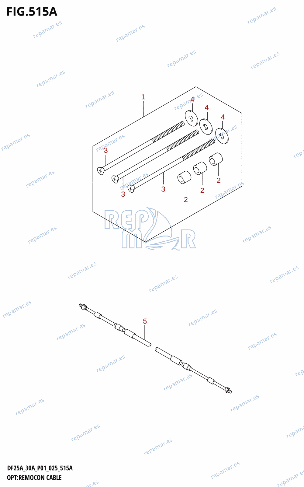 515A - OPT:REMOCON CABLE