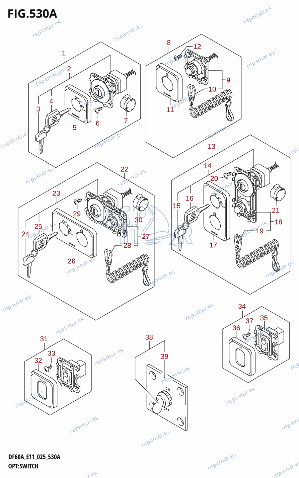 530A - OPT:SWITCH (DF40A,DF40AST,DF50A,DF60A,DF50AVT,DF60AVT,DF40ASVT)