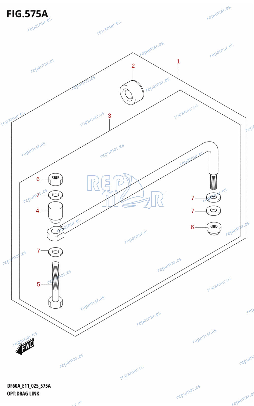 570B - OPT:TILLER HANDLE (DF40AST,DF40ASVT,DF50AVT,DF60A,DF60AVT)