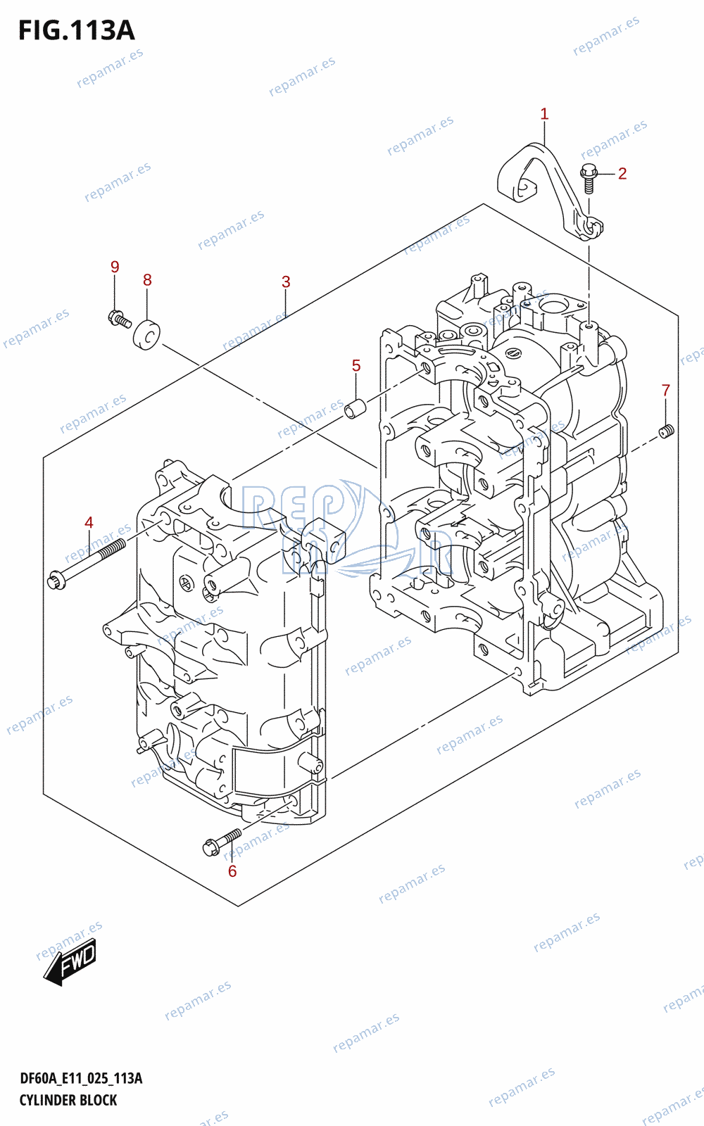 113A - CYLINDER BLOCK