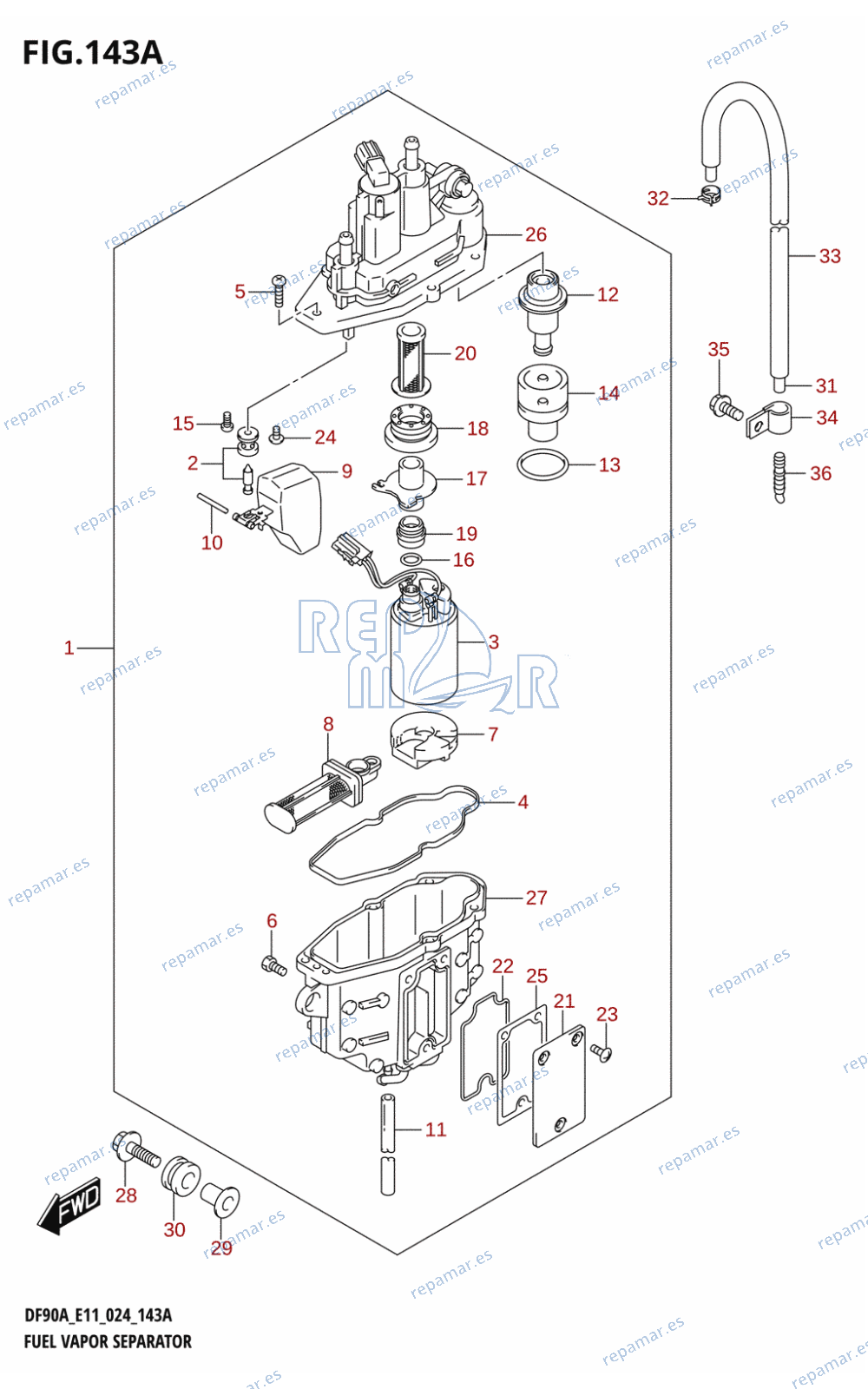 143A - FUEL VAPOR SEPARATOR