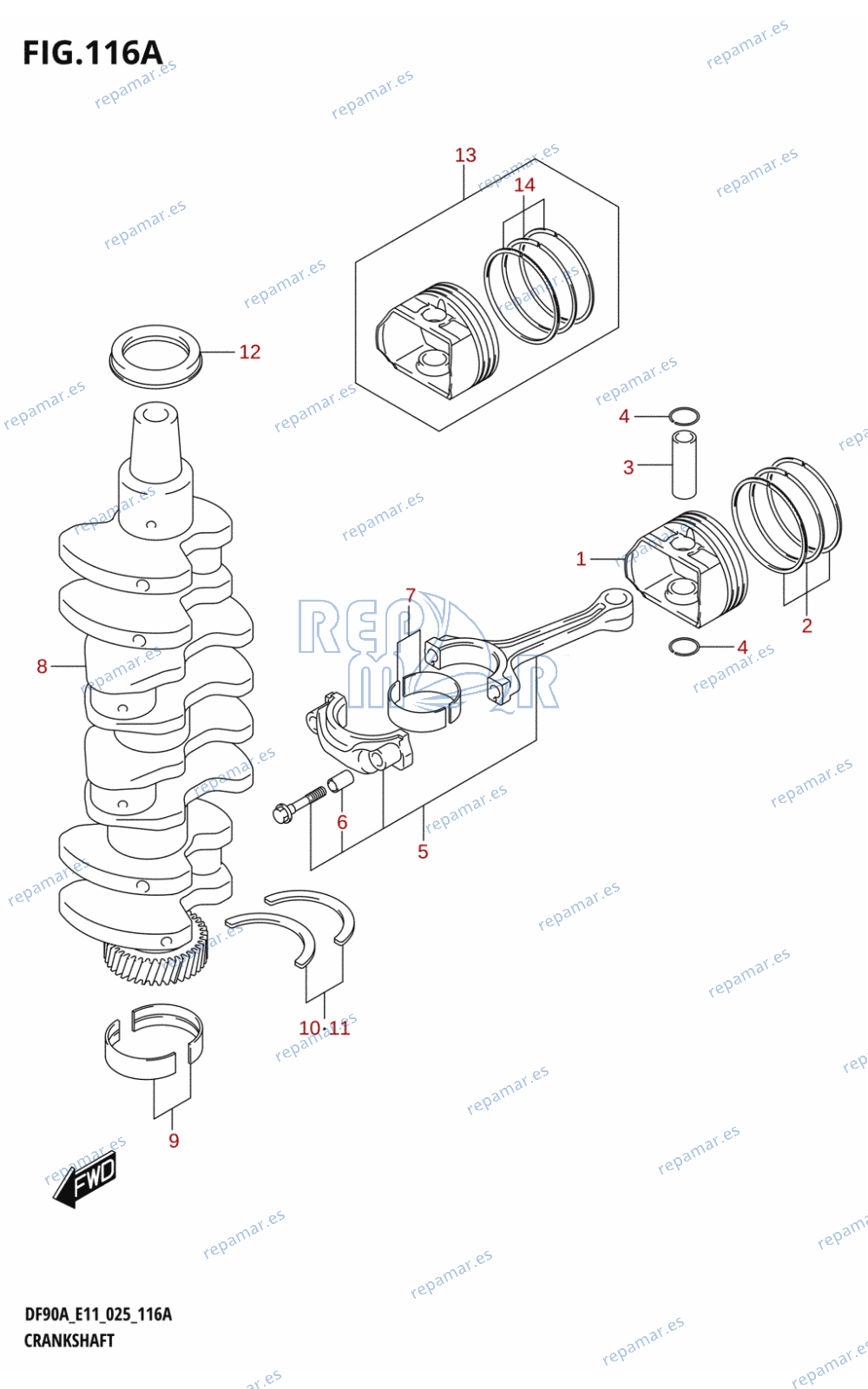 116A - CRANKSHAFT