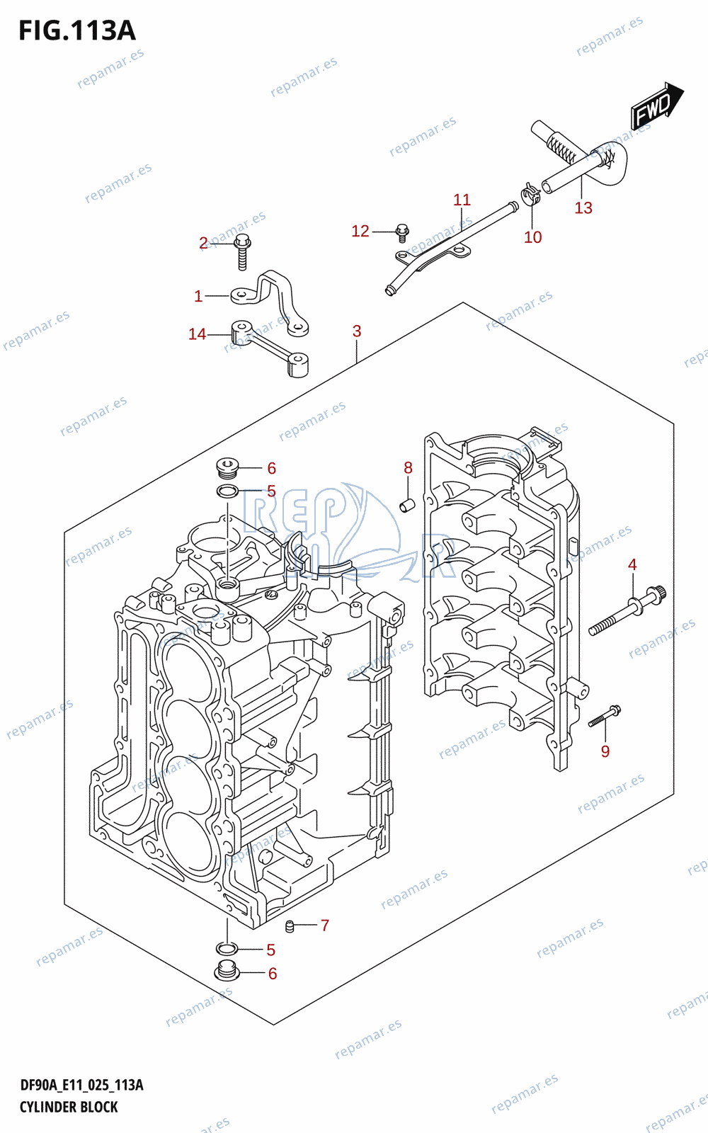 113A - CYLINDER BLOCK