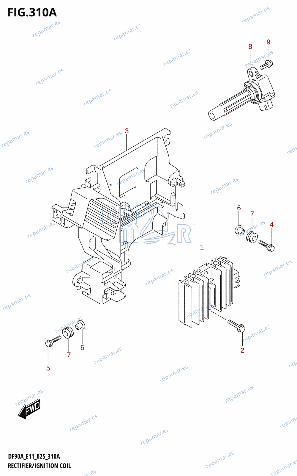 310A - RECTIFIER /​ IGNITION COIL