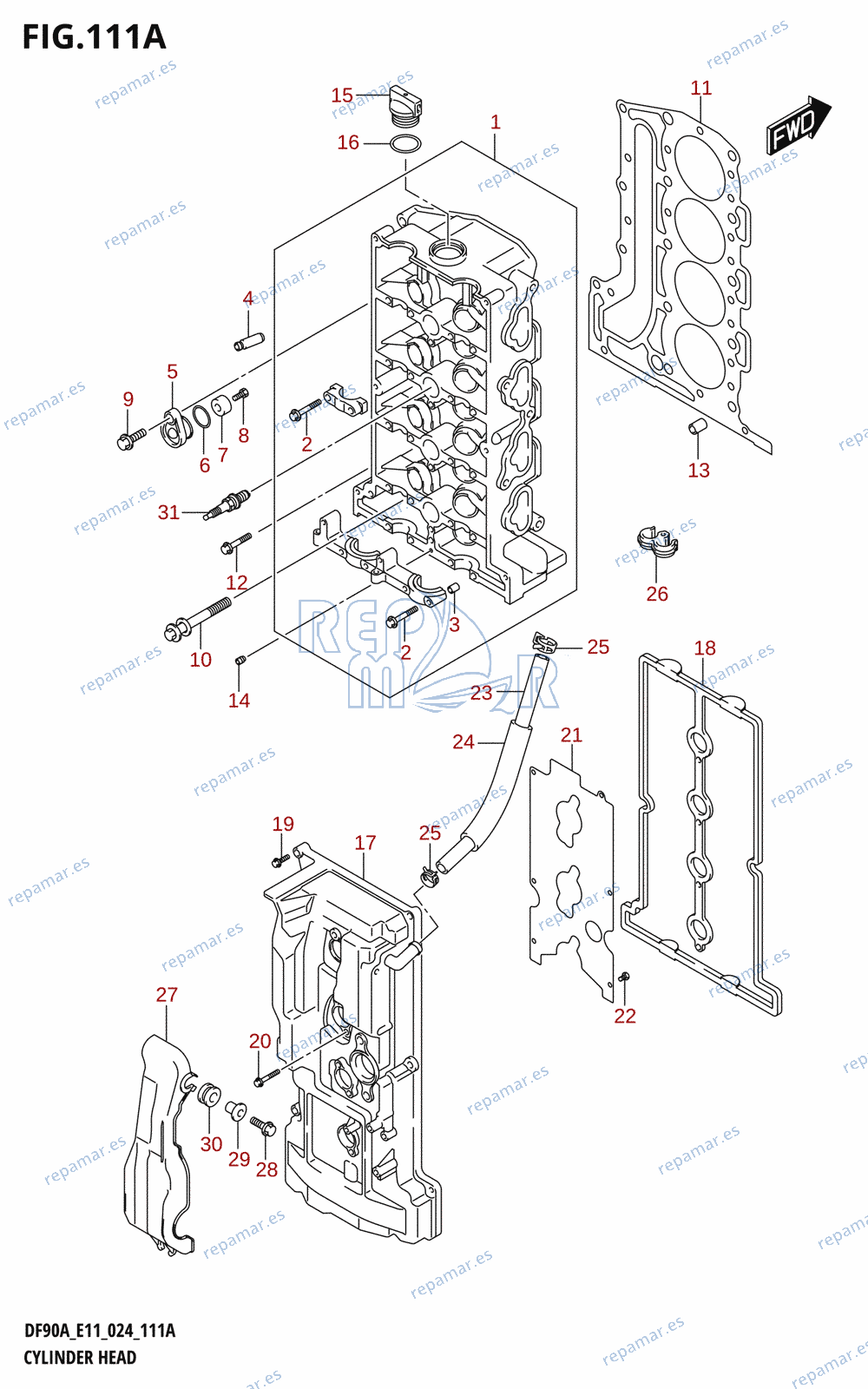 111A - CYLINDER HEAD