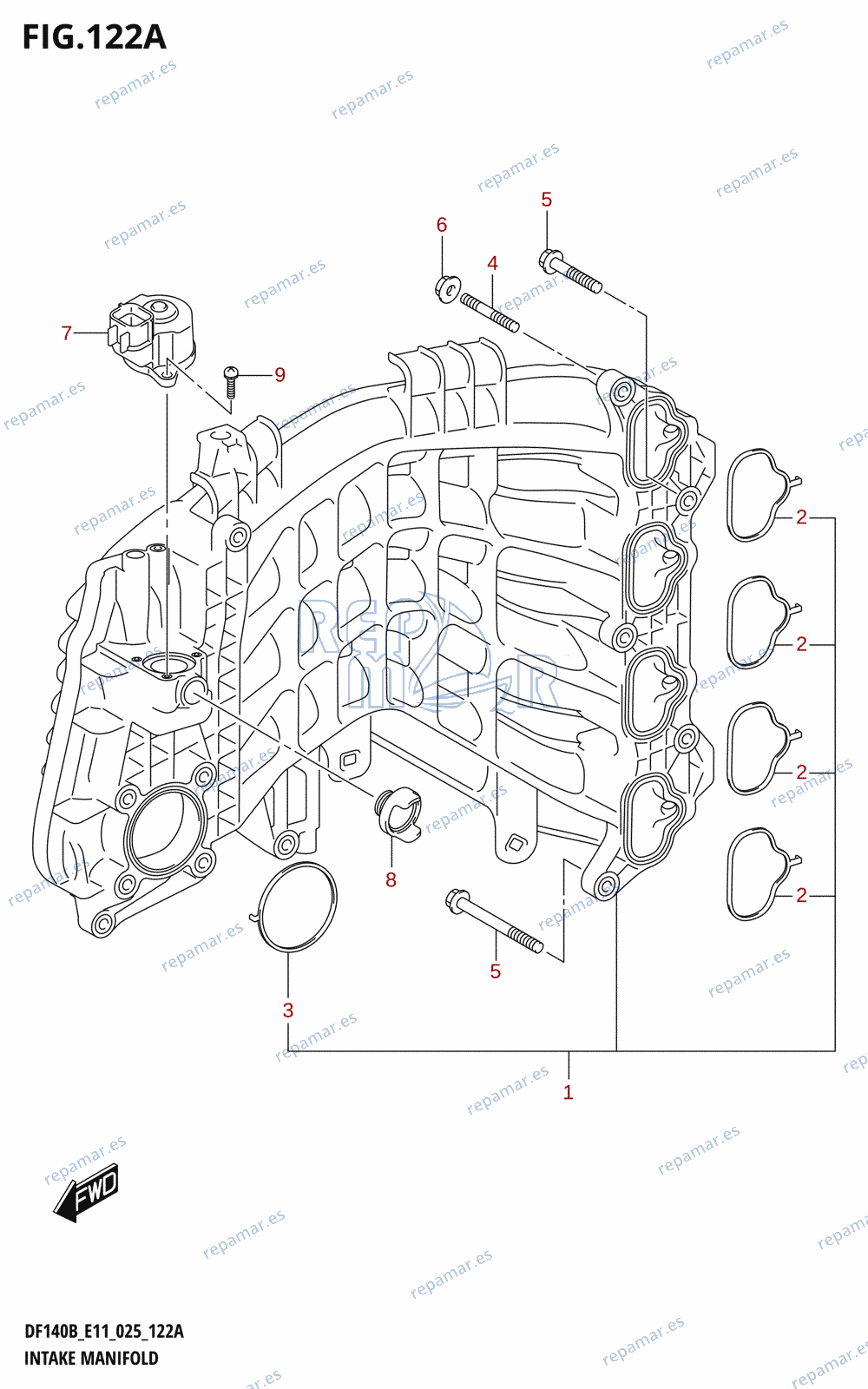 122A - INTAKE MANIFOLD