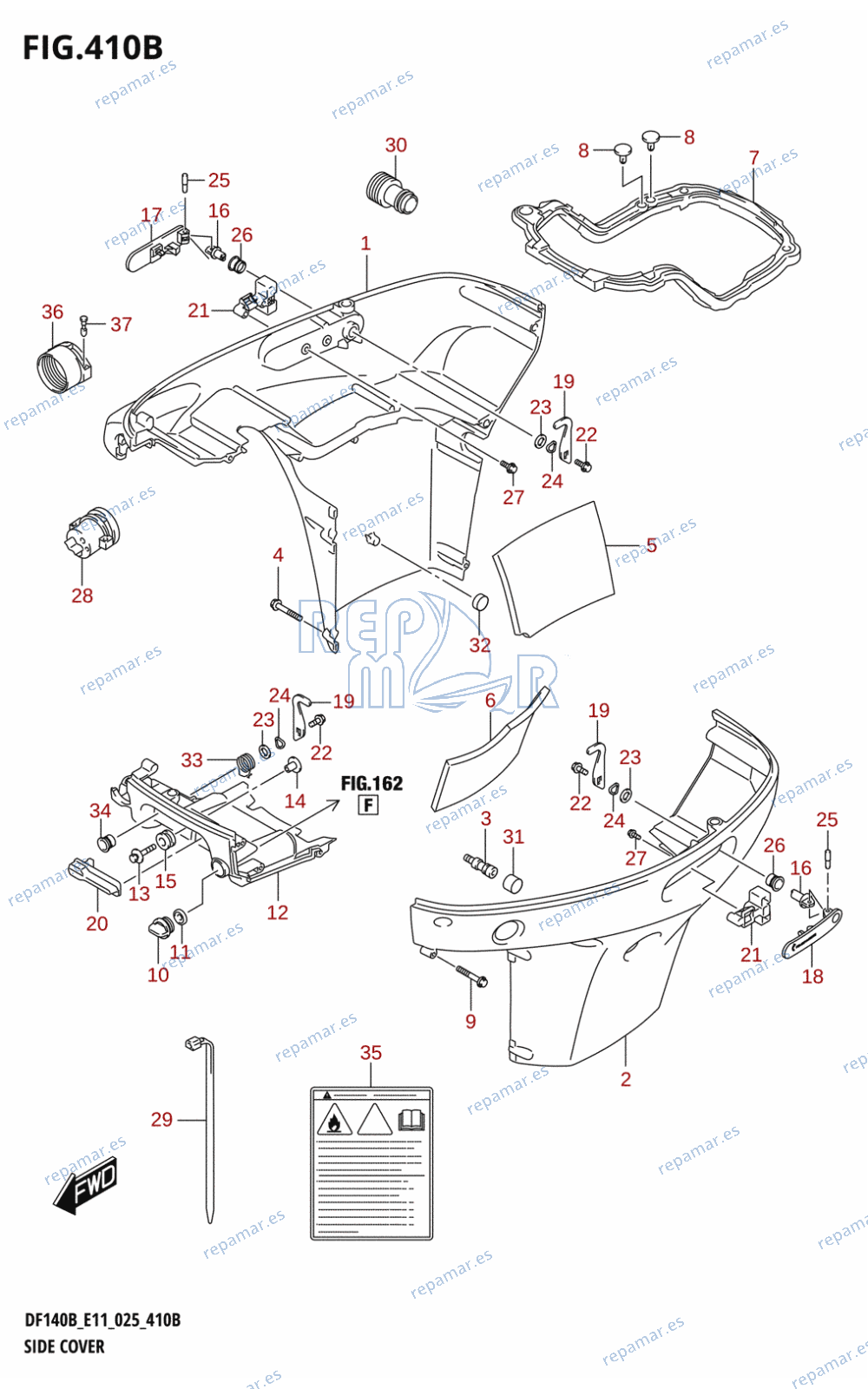 410B - SIDE COVER (DF100C)