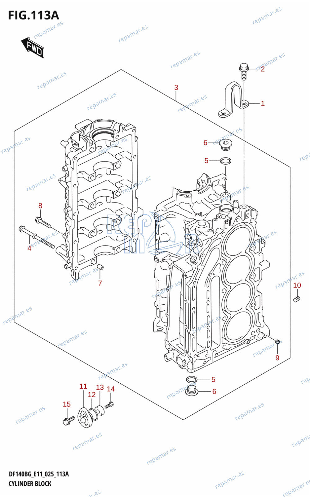 113A - CYLINDER BLOCK