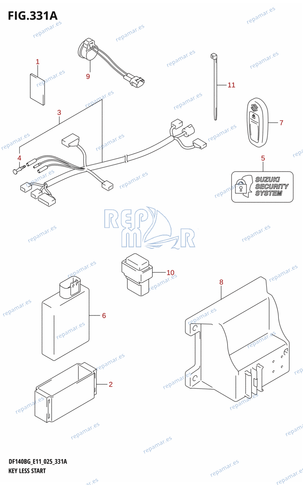 331A - KEY LESS START (DF115BG,DF140BG)