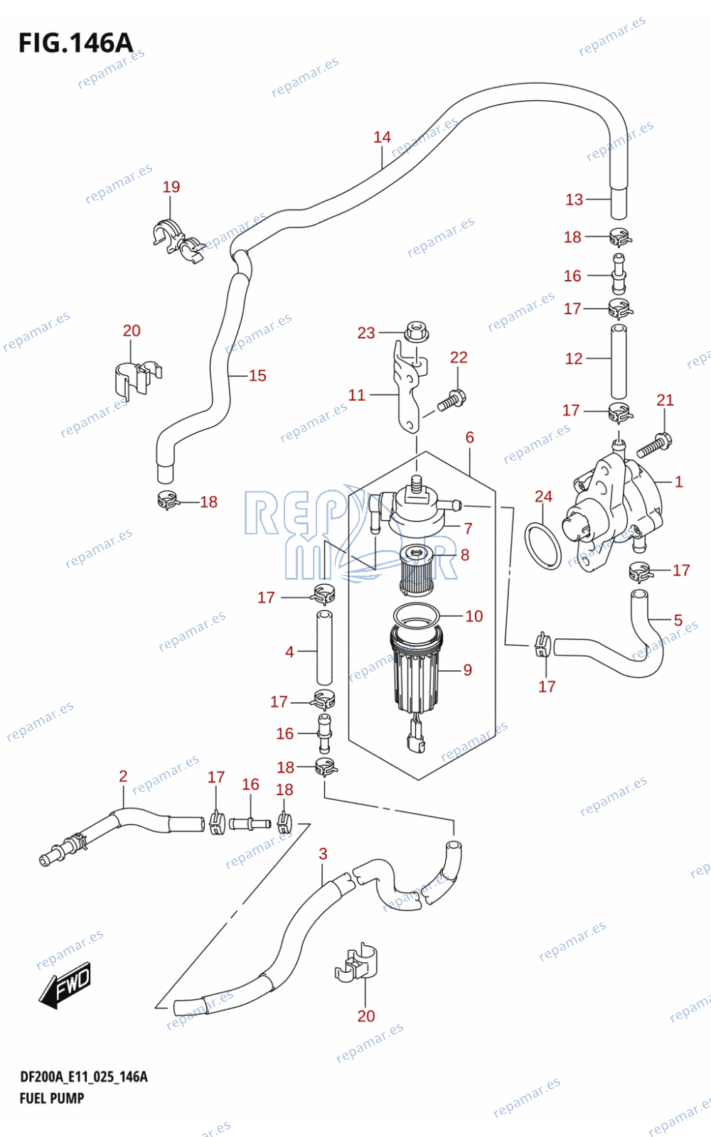 146A - FUEL PUMP (E03,E11)