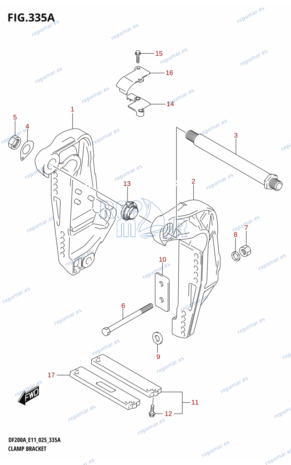 335A - CLAMP BRACKET