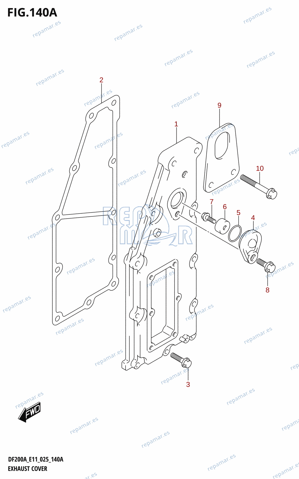 140A - EXHAUST COVER