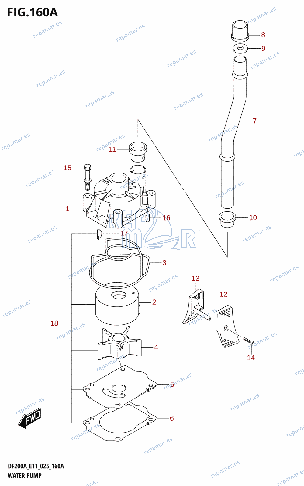 160A - WATER PUMP (E03,E11)