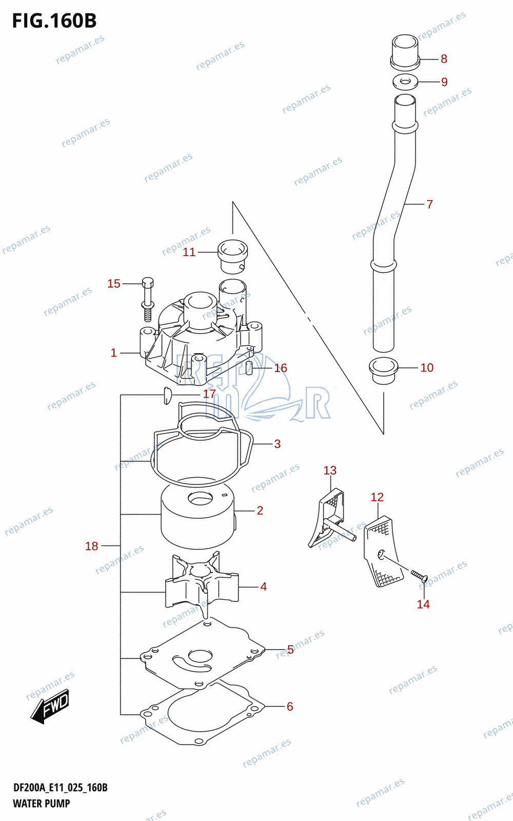 160B - WATER PUMP (E40)