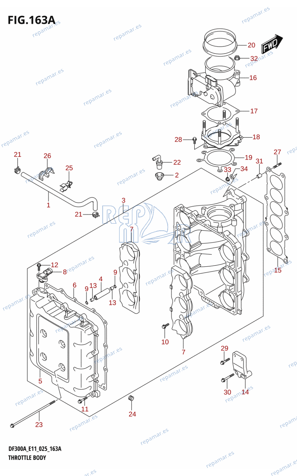 163A - THROTTLE BODY