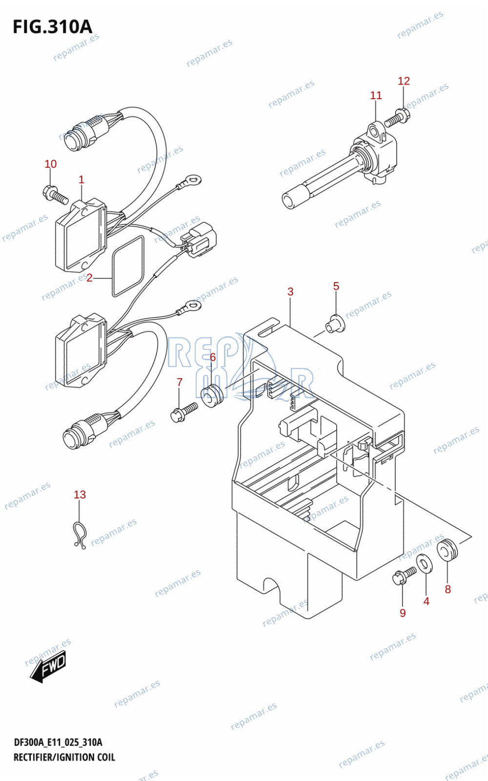 310A - RECTIFIER /​ IGNITION COIL