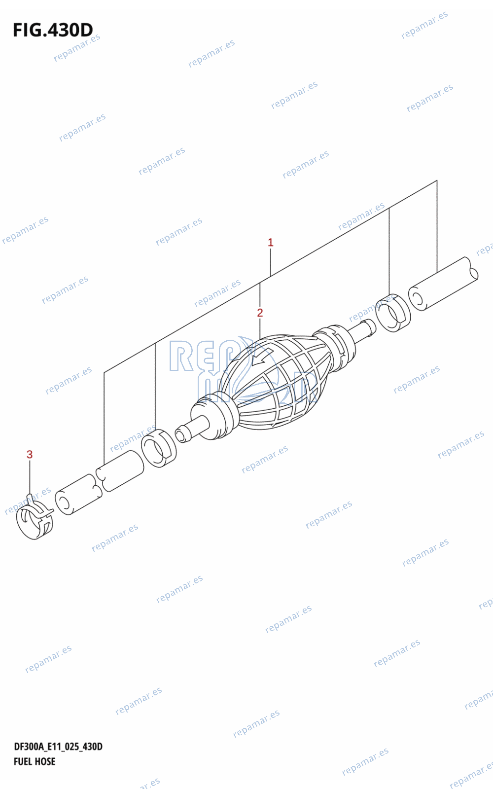 430D - FUEL HOSE (E11)