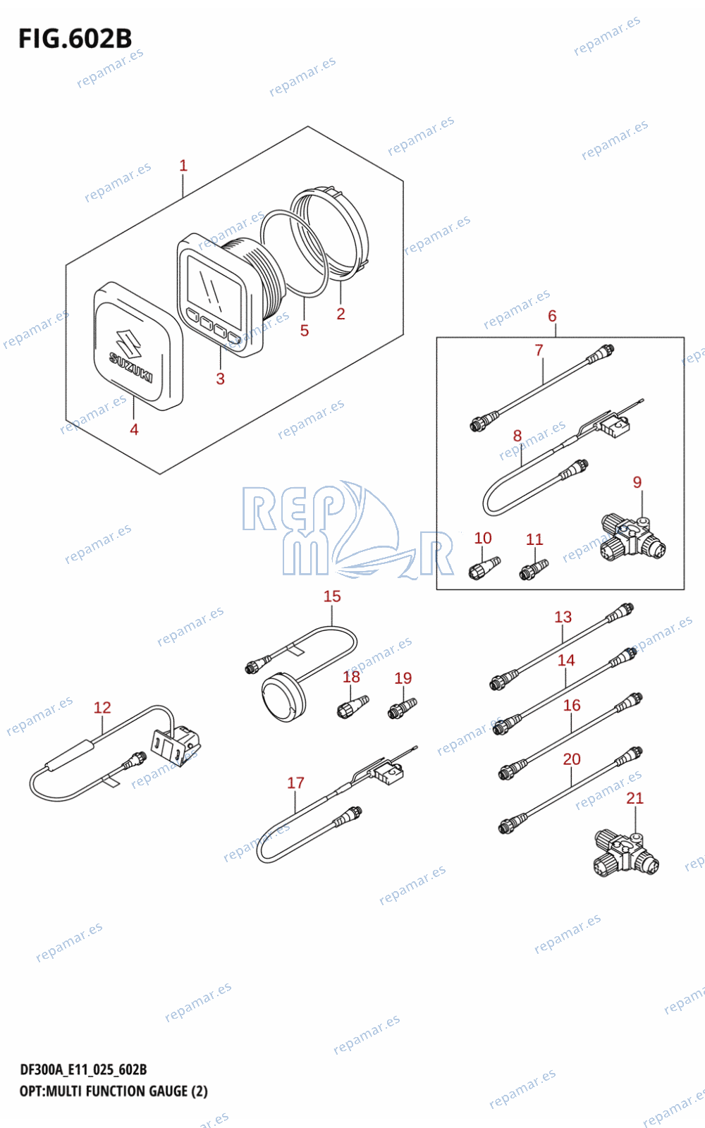 602B - OPT:MULTI FUNCTION GAUGE (2) (E40)