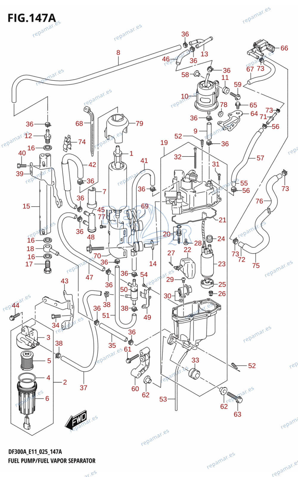 147A - FUEL PUMP /​ FUEL VAPOR SEPARATOR