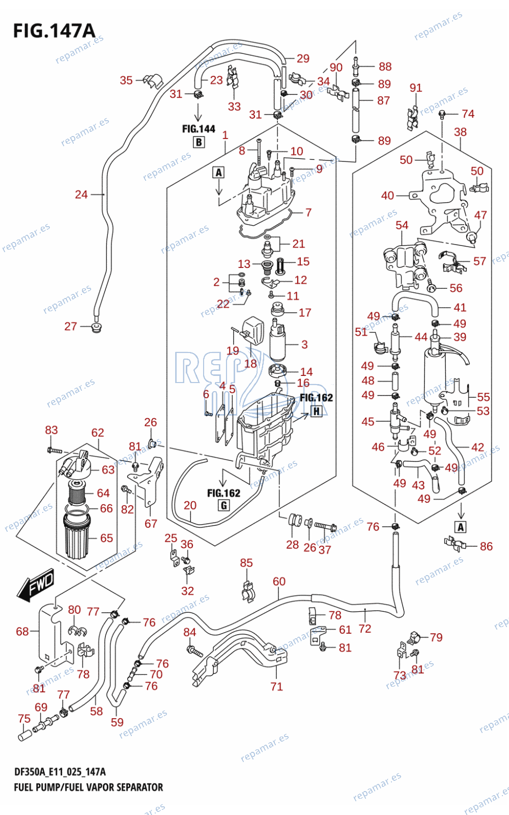 147A - FUEL PUMP /​ FUEL VAPOR SEPARATOR (E01,E11)