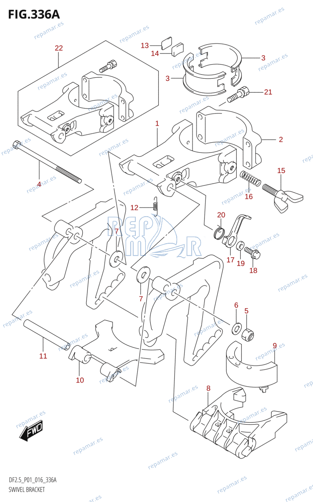 336A - SWIVEL BRACKET