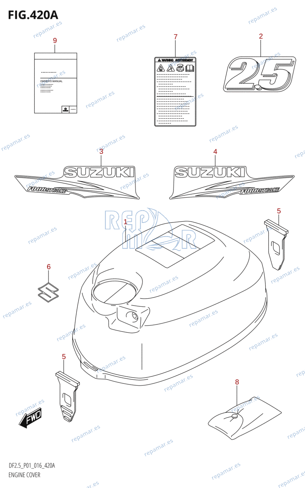 420A - ENGINE COVER