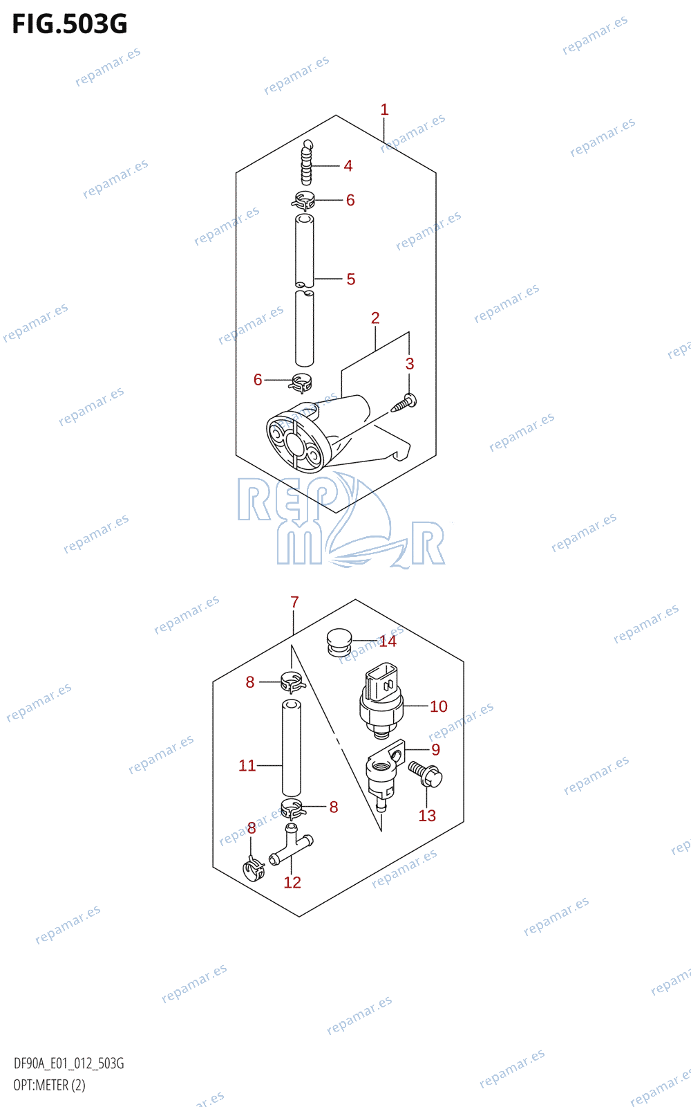 503G - OPT:METER (2) (DF90A:E01)