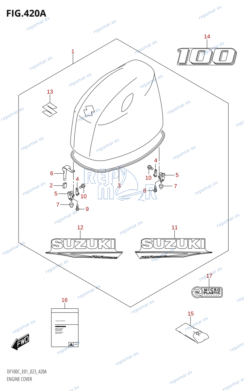 420A - ENGINE COVER