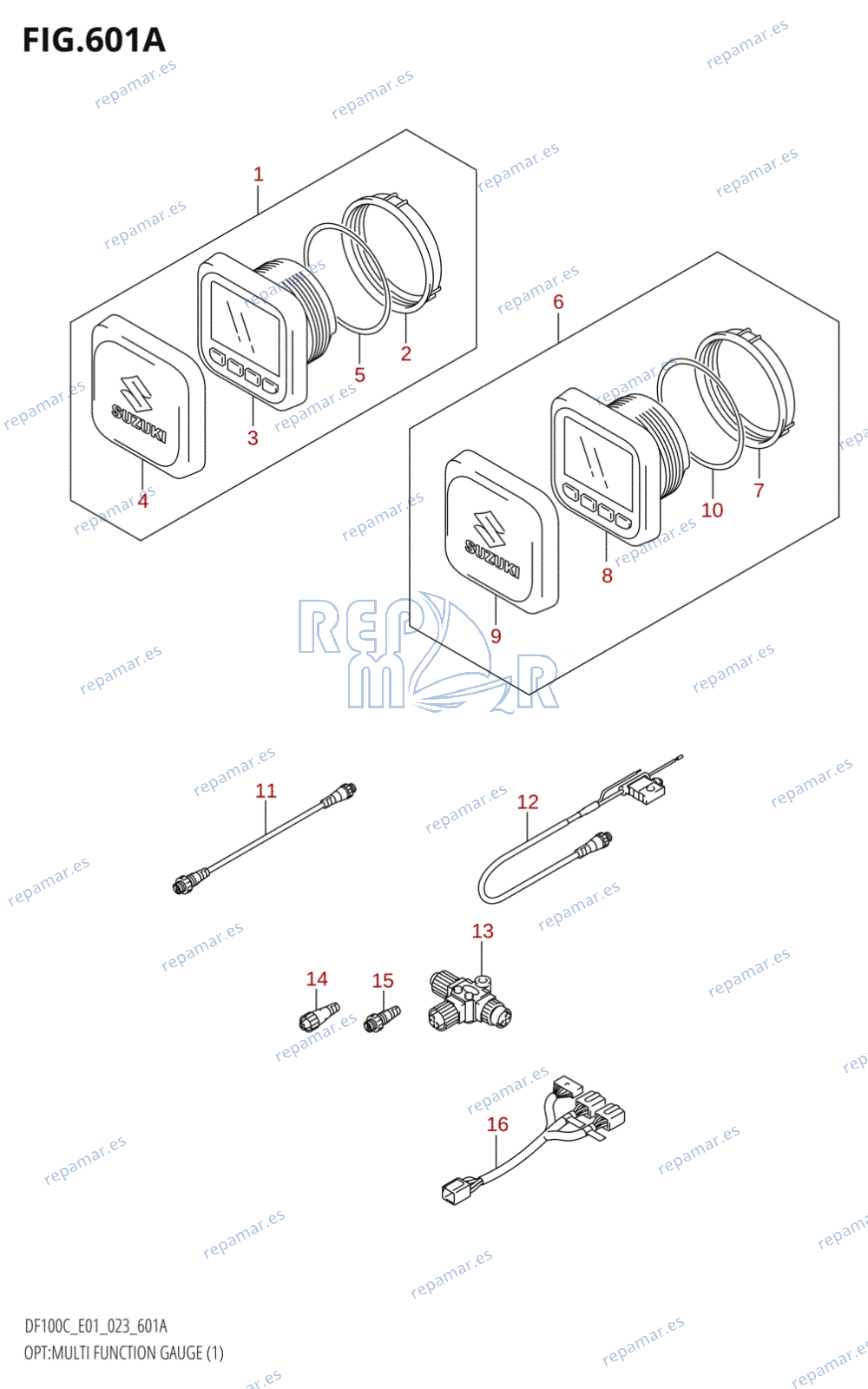 601A - OPT:MULTI FUNCTION GAUGE (1)