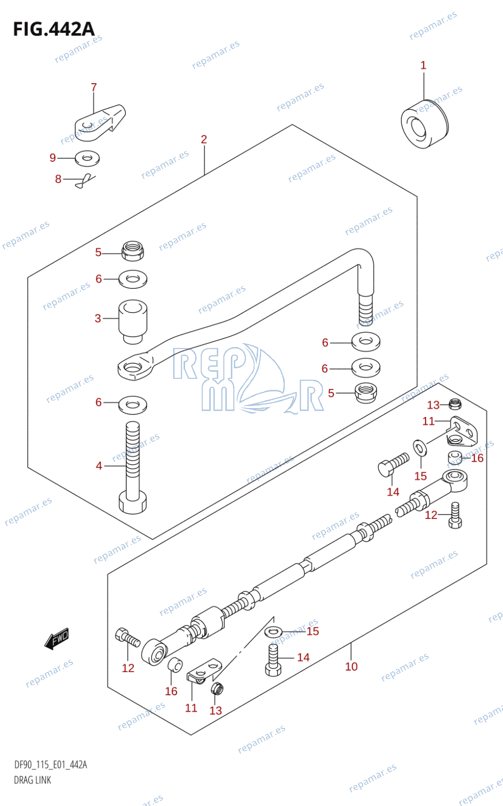 442A - DRAG LINK