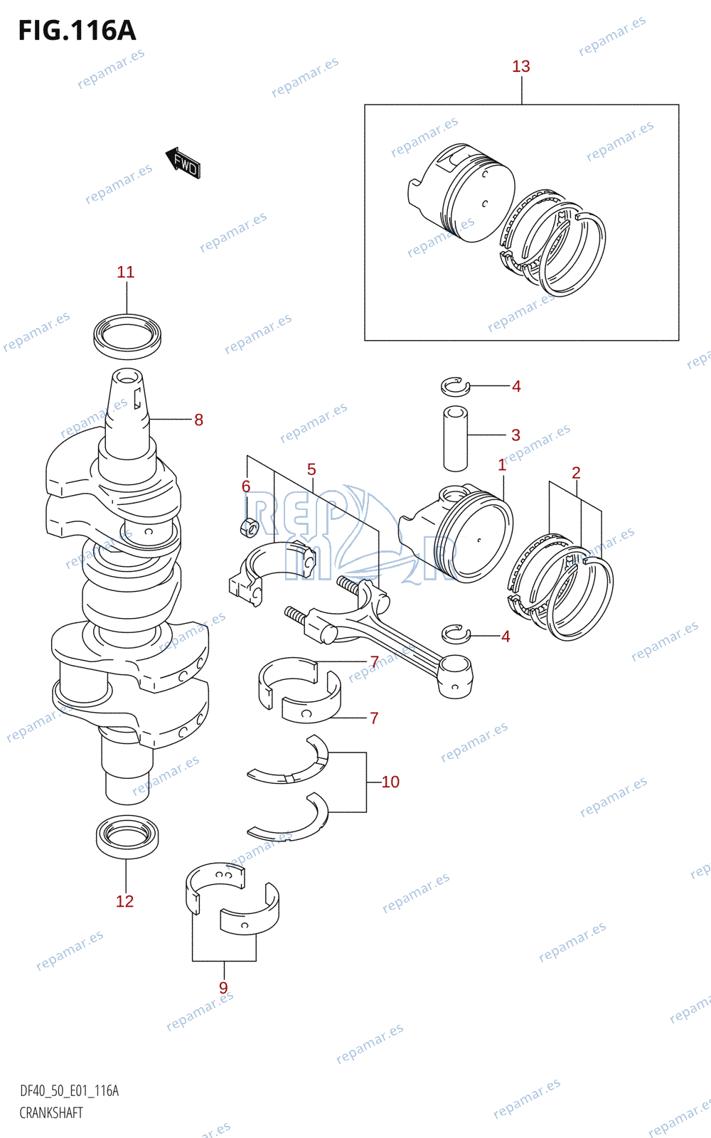 116A - CRANKSHAFT