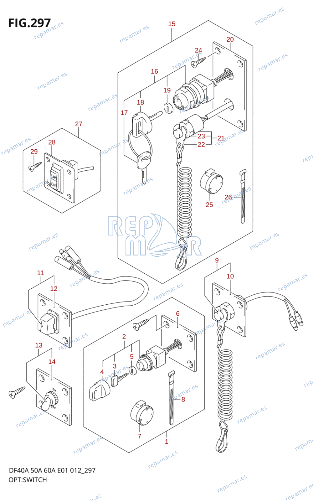 297 - OPC:INTERRUPTOR (DF40A E01)