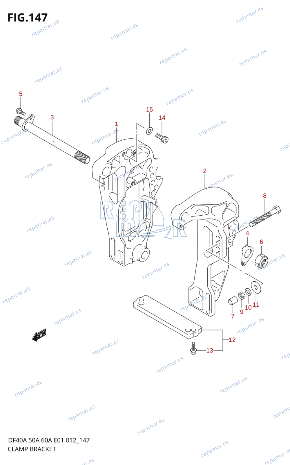 147 - SOPORTE ABRAZADERA (DF40AST E34)