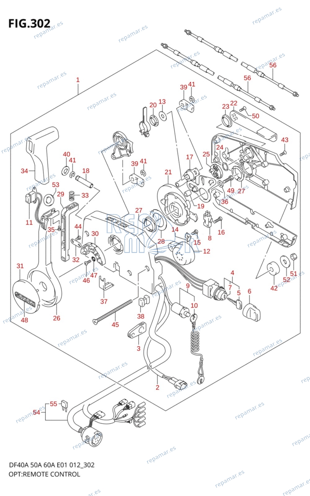 302 - OPC:CONTROL REMOTO (DF40A E01)