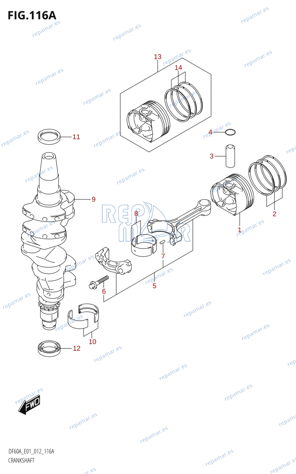 116A - CRANKSHAFT